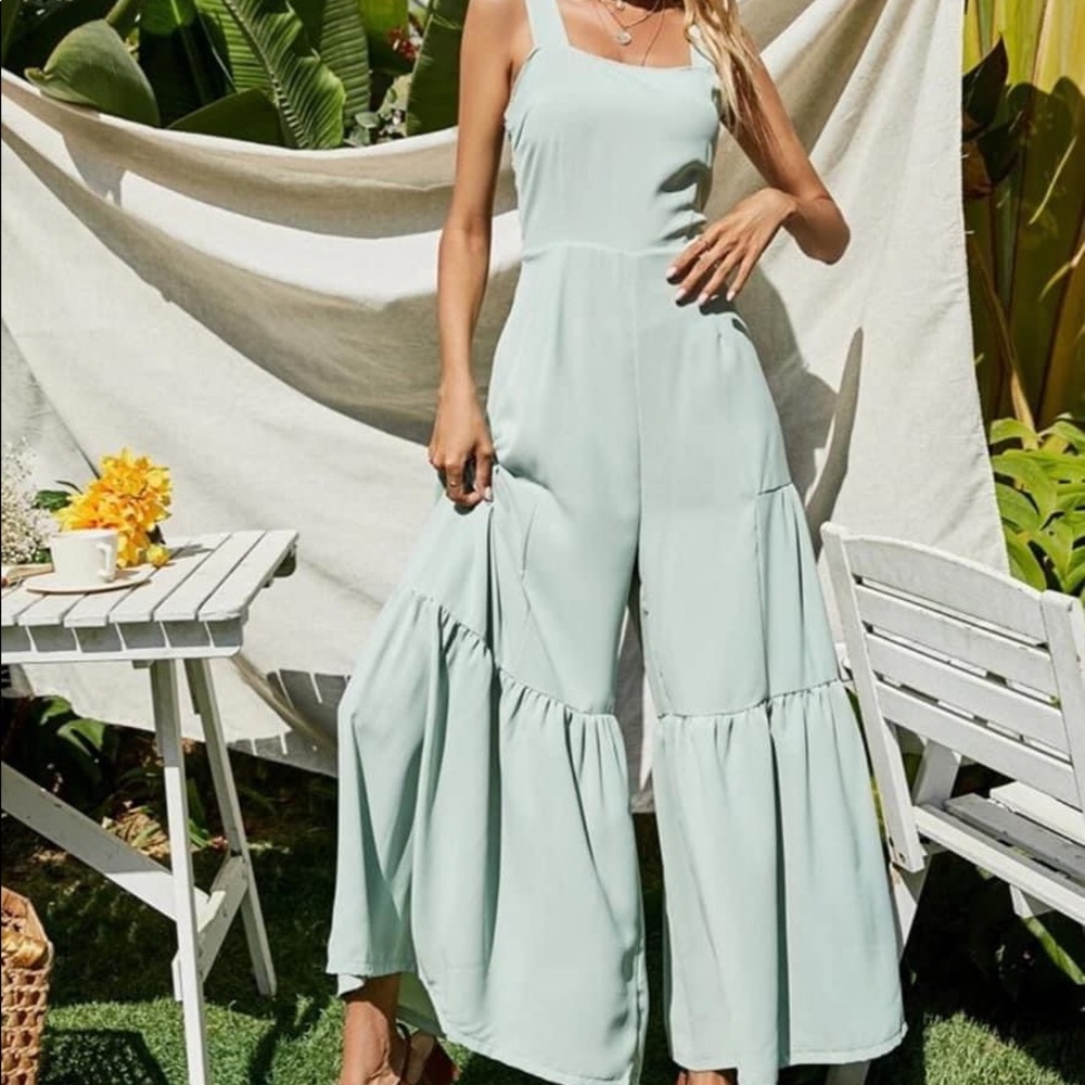 MINT GREEN ROMPER